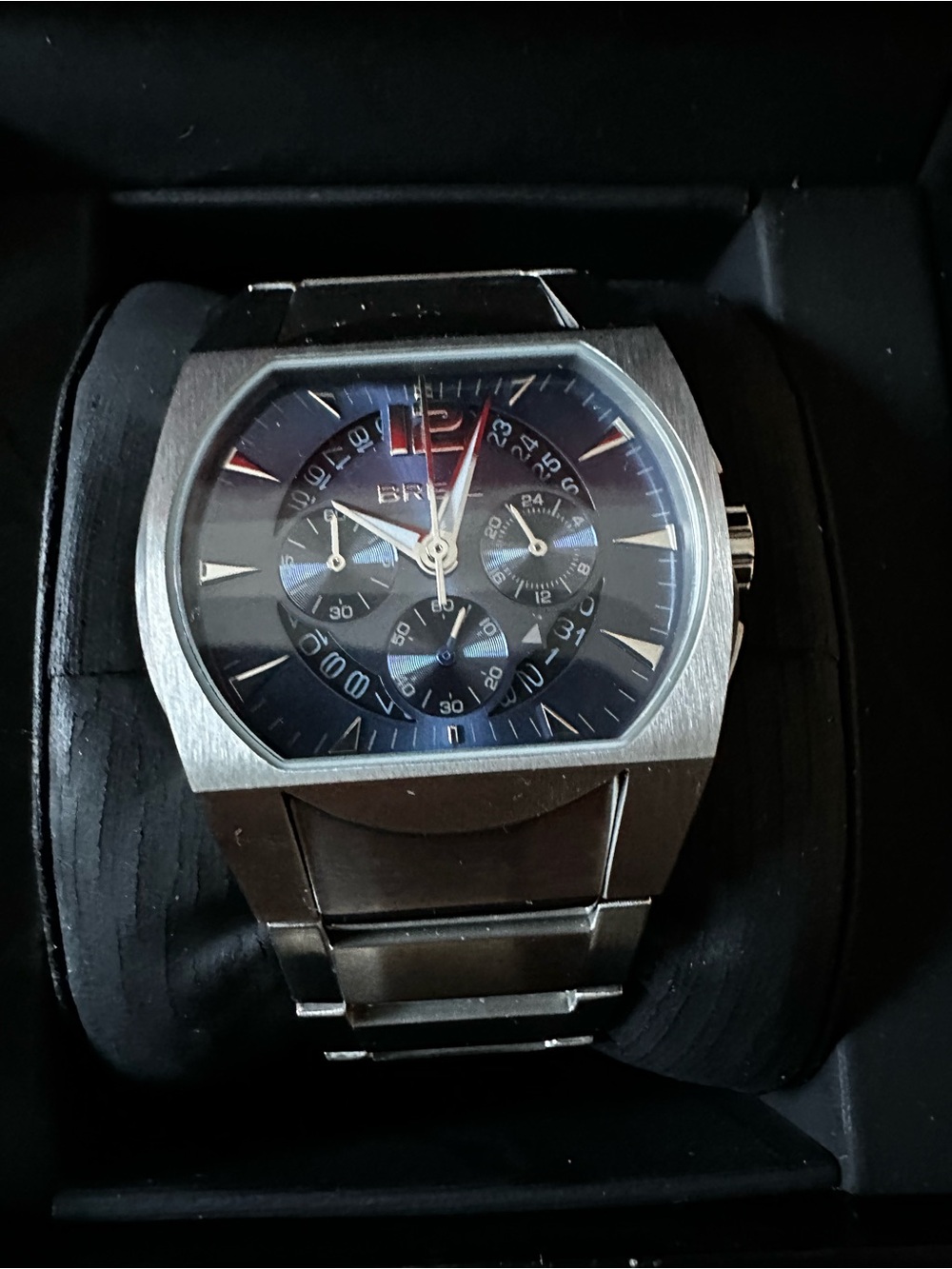 Breil Men's Stainless Steel Chronograph Watch BNWT - Picture 2 of 5